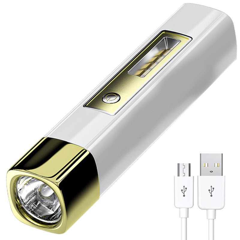 Mini 2-in-1-Taschenlampe mit hoher Leuchtkraft und Powerbank