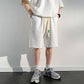 Herren-Trainingsanzug in Übergröße mit Kurzarm-T-Shirt und Shorts