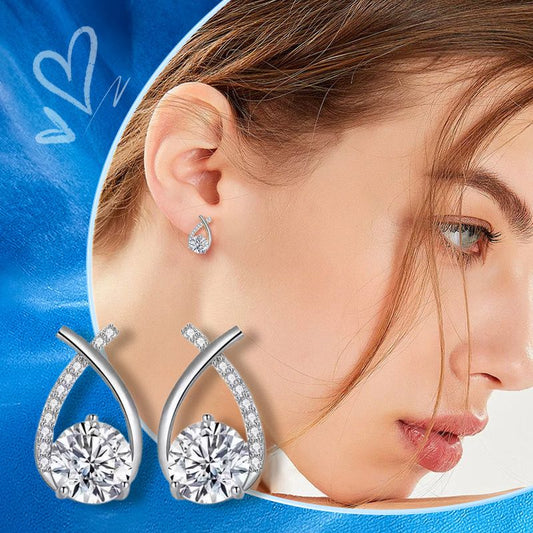 Stilvolles S925-Silber-Zirkon-Ohrring-Set für eine Woche (6 Paar) – Schönes Geschenk