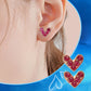 Stilvolles S925-Silber-Zirkon-Ohrring-Set für eine Woche (6 Paar) – Schönes Geschenk
