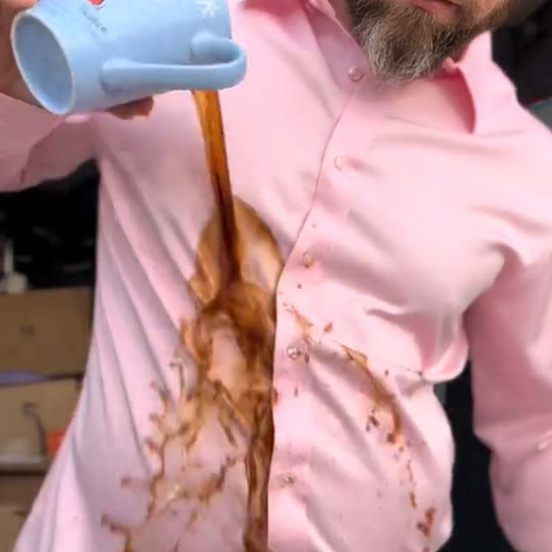 Einfarbiges Langarmhemd