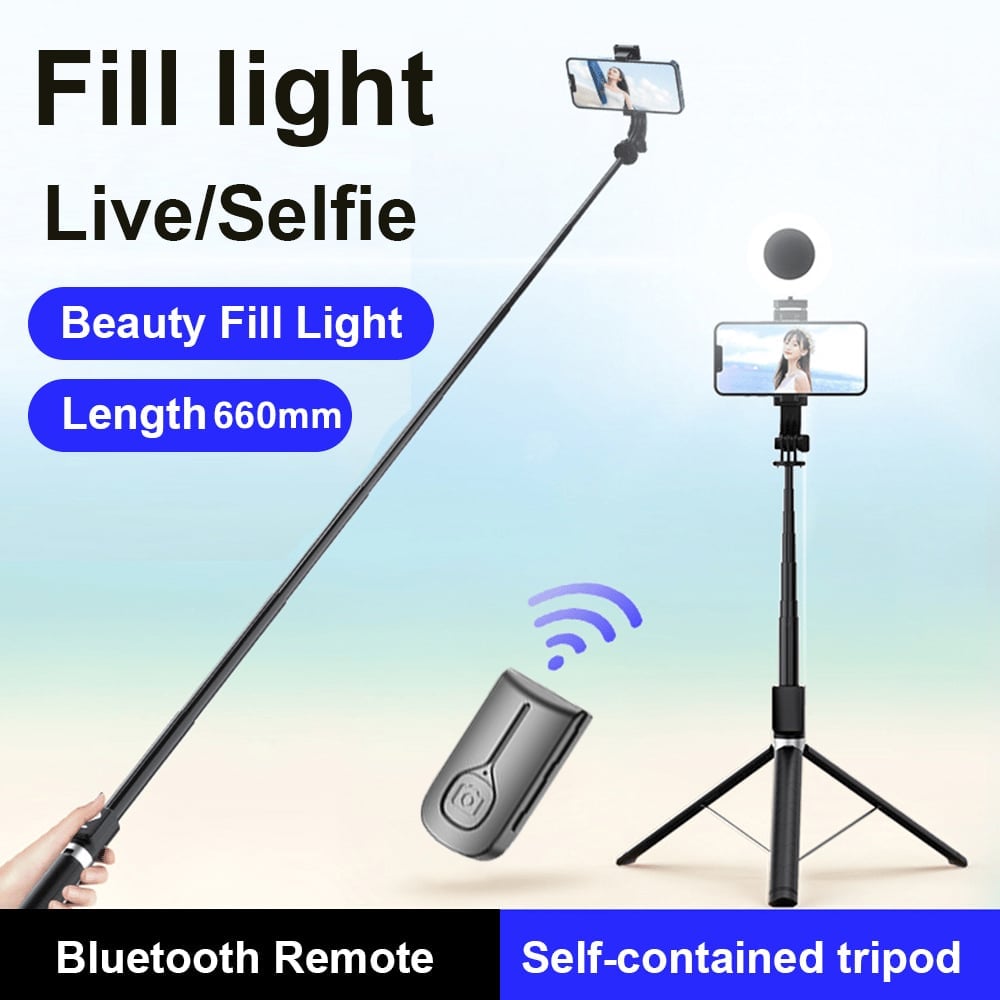 Neu 6-in-1-Bluetooth-Selfie-Stick