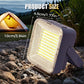 Tragbare, wasserdichte Solar-Campinglampe