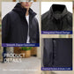 Herren-Arbeitsjacke mit Kapuze und lockerer Passform
