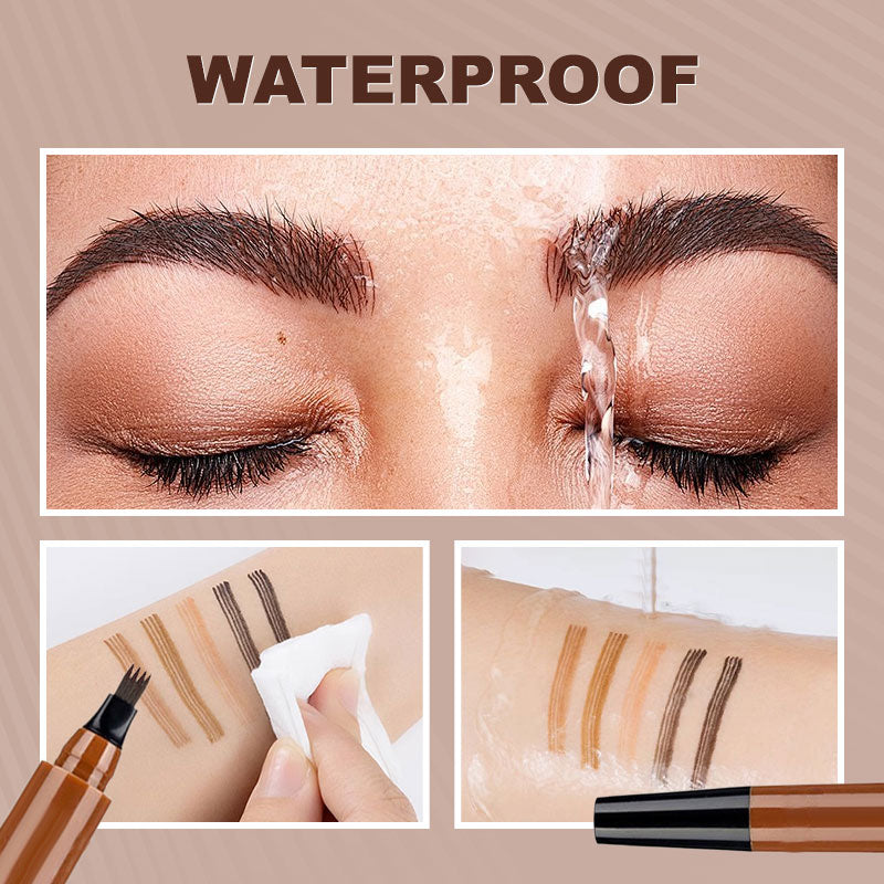 🎁Wasserfester Vierfach-Stift für Bart und Augenbrauen