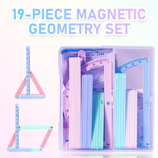 19-teiliges magnetisches Geometrieset