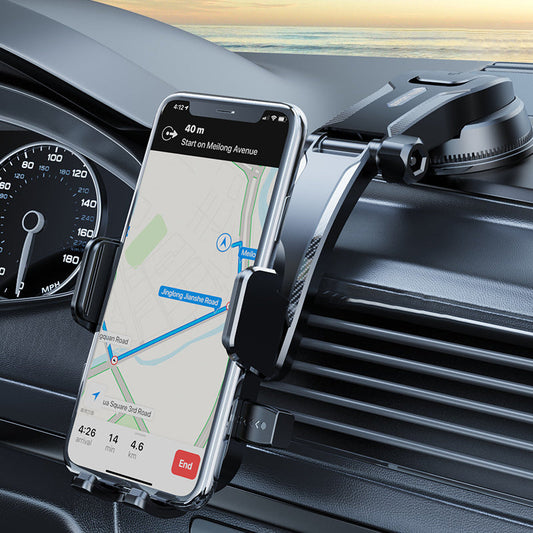 Multifunktionaler Handyhalter fürs Auto mit Saugnapf