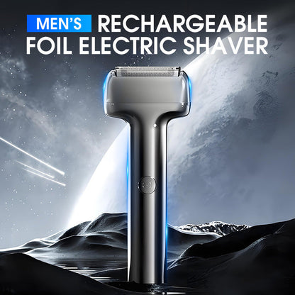 💎 Heute -50 %! 🪒 Wiederaufladbarer Folienrasierer für Herren – 60 Min Akku, IPX6 & kabellose Rasuraschbar & Flüsterleise für empfindliche Haut 🧔⚡