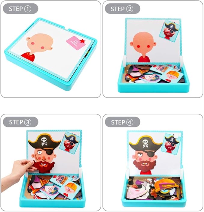 Magnetische Dress-Up-Puzzles für Kinder