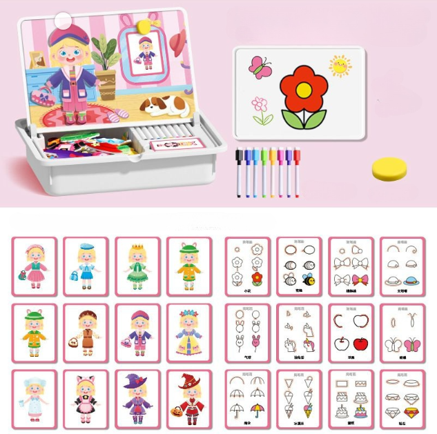 Magnetische Dress-Up-Puzzles für Kinder