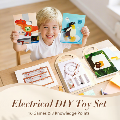 Elektrisches DIY-Spielzeugset: 16 Spiele & 8 Wissenspunkte