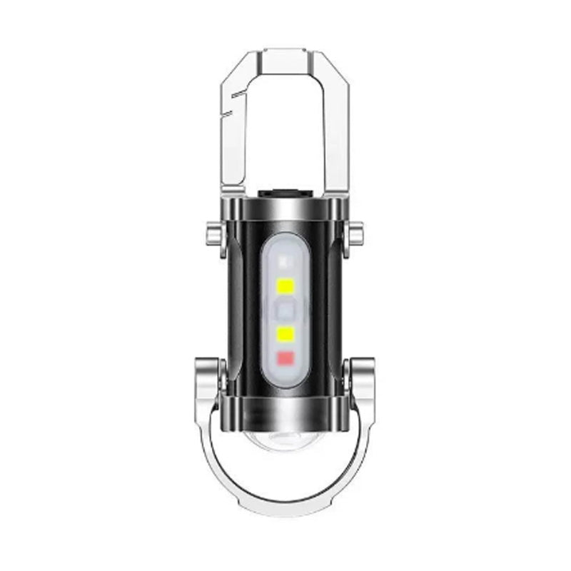 🔦 Wiederaufladbarer Schlüsselanhänger – 300 Lumen, USB-C Ladung & Stoßfestes Design für Sicherheit und EDC ⚡