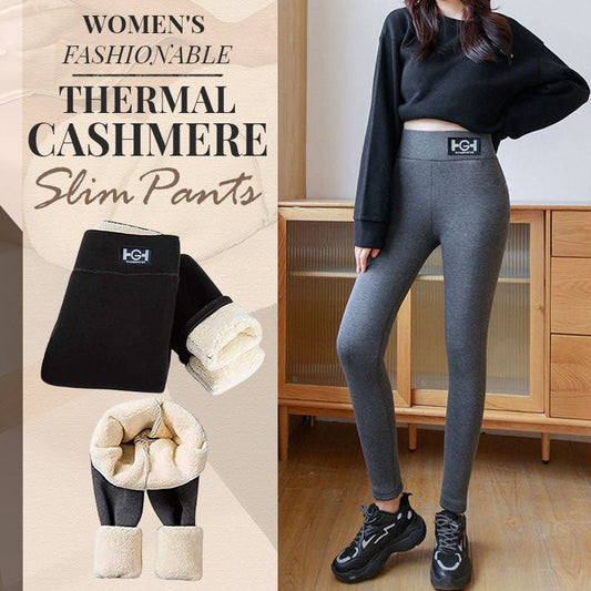 Modische Thermal Cashmere Slim Pants für Frauen