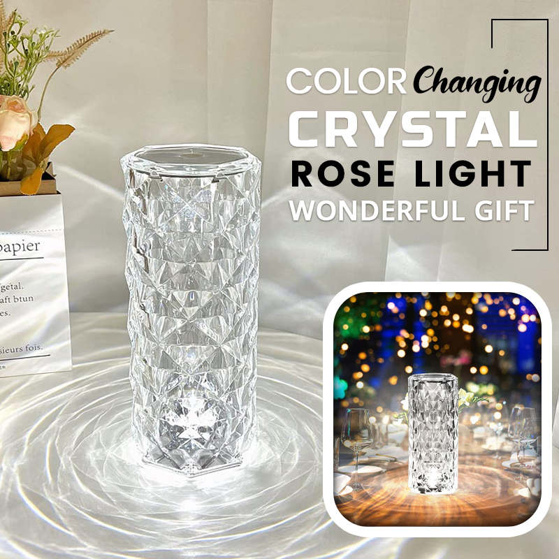 Sommer-Sonderangebot – Touch-Steuerung Rosen-Kristalllampe – 2 kaufen, versandkostenfrei