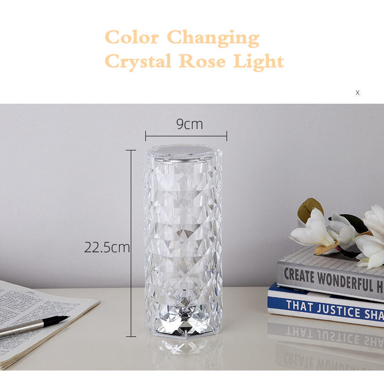 Sommer-Sonderangebot – Touch-Steuerung Rosen-Kristalllampe – 2 kaufen, versandkostenfrei