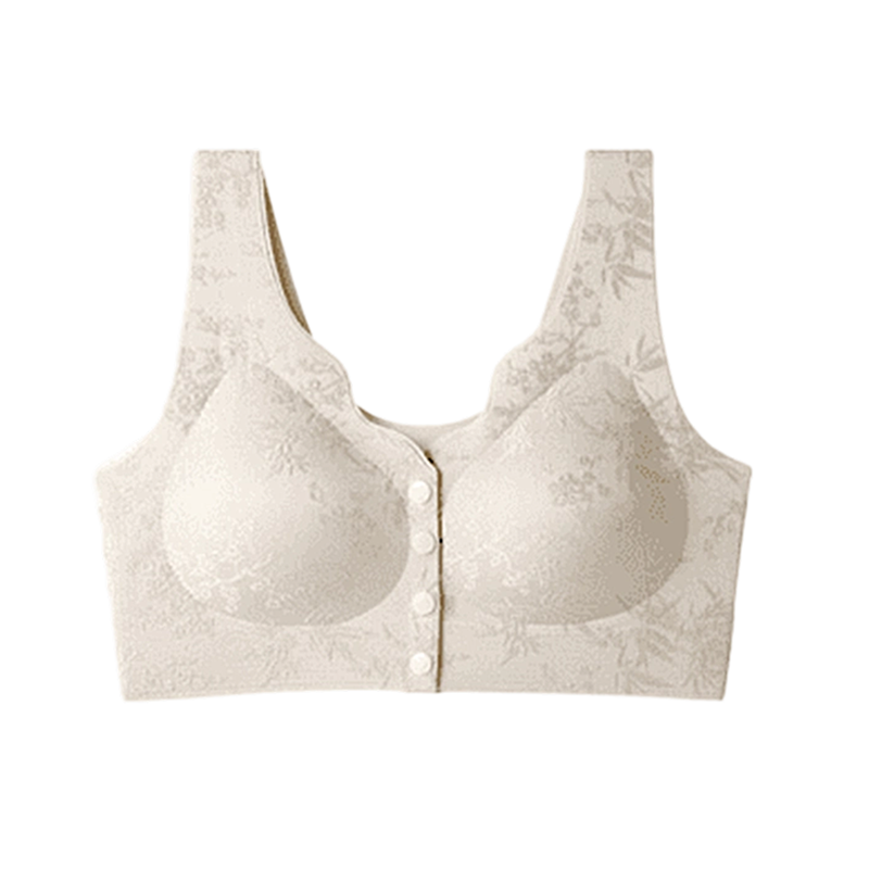 👙 50% RABATT JETZT! ✨ Bequemer BH ohne Bügel mit Vorderverschluss - Weiche Stütze & Nahtloses Design für einen Unsichtbaren Tragekomfort 🌸💫