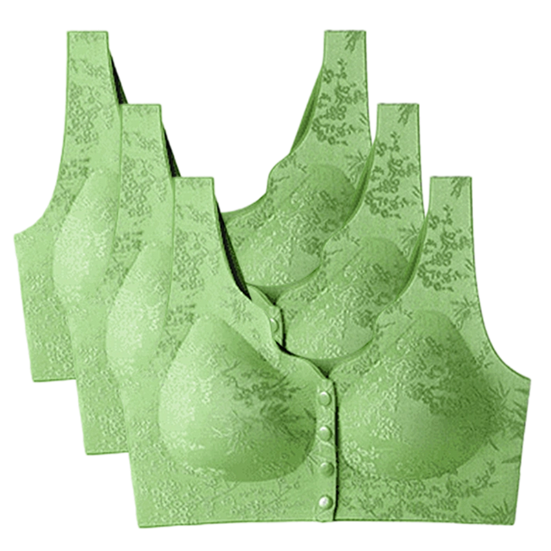 👙 50% RABATT JETZT! ✨ Bequemer BH ohne Bügel mit Vorderverschluss - Weiche Stütze & Nahtloses Design für einen Unsichtbaren Tragekomfort 🌸💫