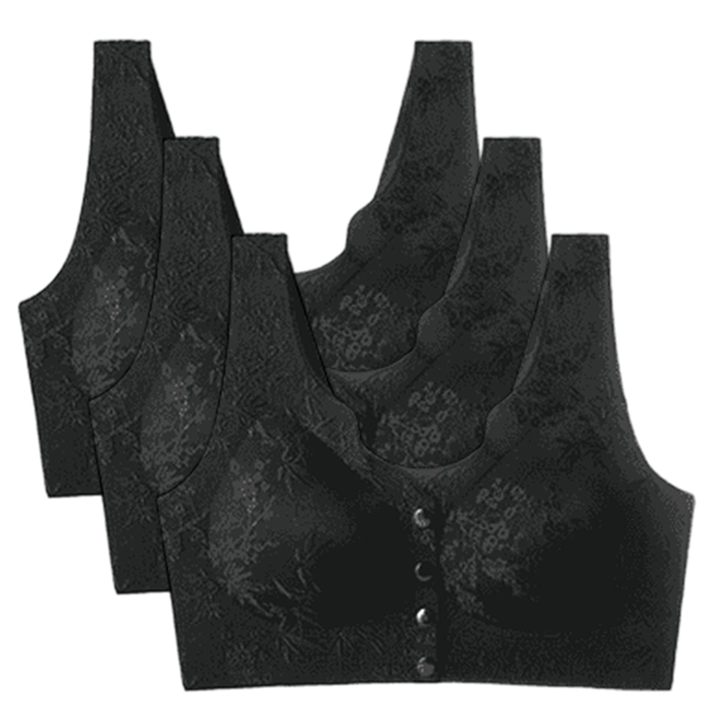 👙 50% RABATT JETZT! ✨ Bequemer BH ohne Bügel mit Vorderverschluss - Weiche Stütze & Nahtloses Design für einen Unsichtbaren Tragekomfort 🌸💫