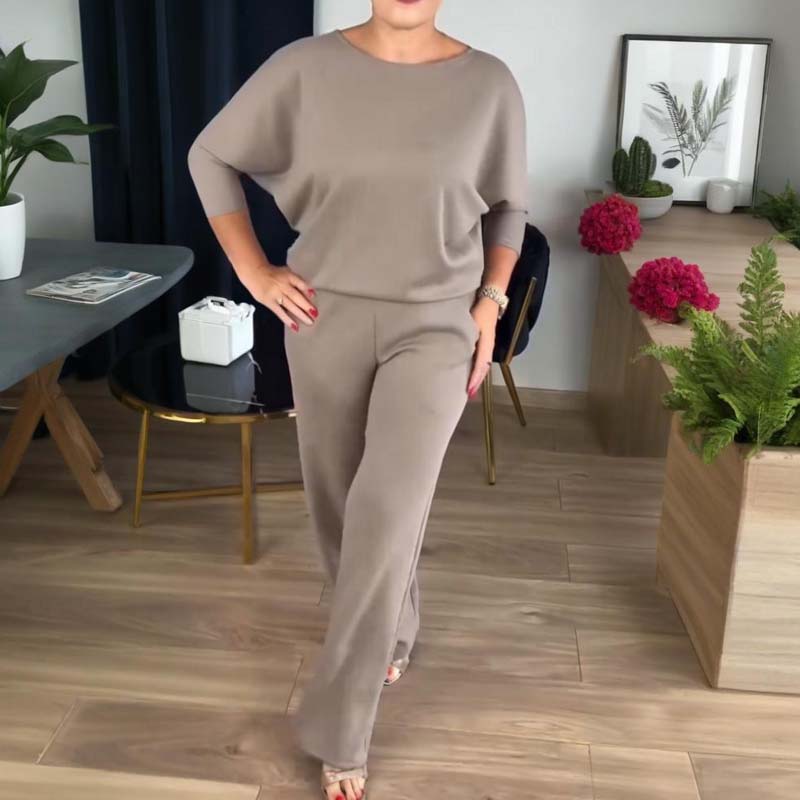 🍁60% RABATT! 🧥 3-teiliges Set: Longline-Cardigan, Top & Hose – Neu im Herbst/Winter – Kuschelig weich, Modischer Layer-Look & Perfekte Passform ✨