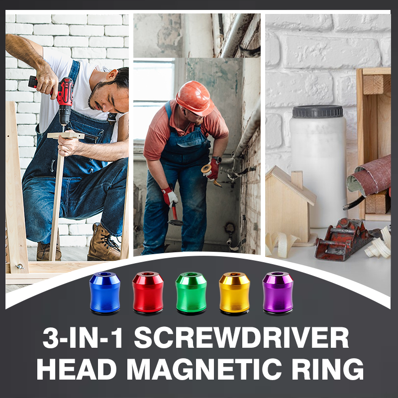 🛠️ KAUFE 3, ERHALTE 2 GRATIS! ⚡🔧 3-in-1-Schraubendreher-Magnetring – Doppelt Halt, Halb die Arbeit!