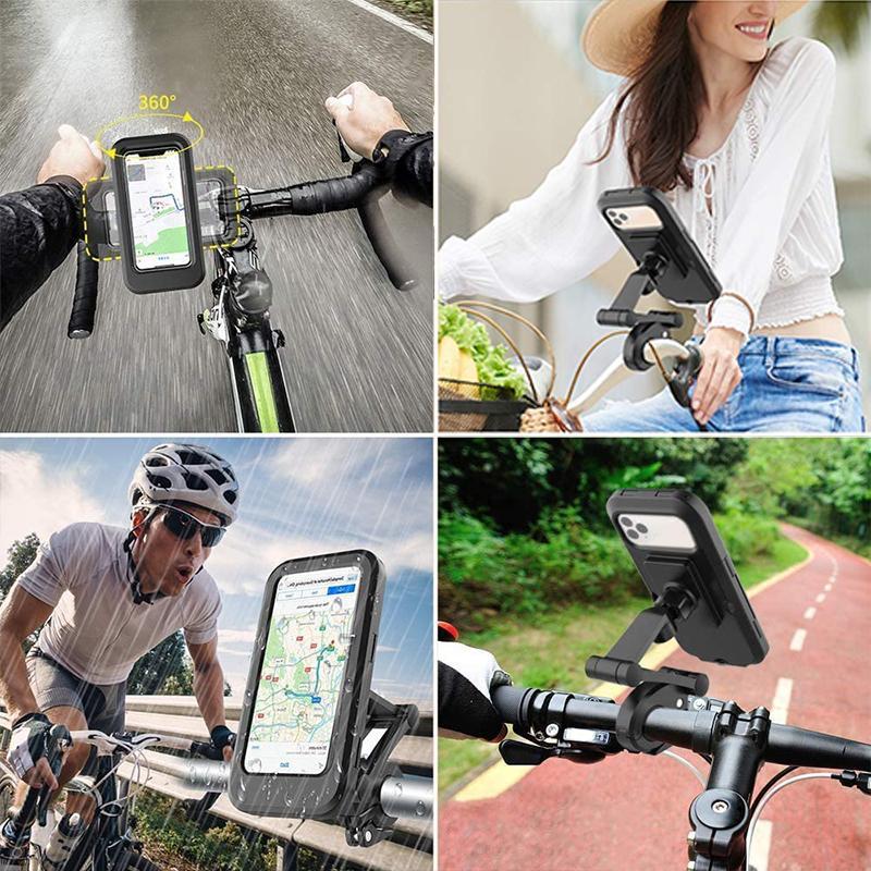 Wasserdichte Fahrrad- und Motorrad-Telefonhalterung