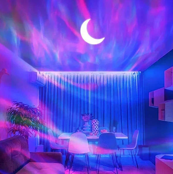 🌌🌌50% RABATT JETZT!✨Nordlichtprojektor🔮🔮360° Farbwechsel mit Sternenhimmel-Effekt für eine Magische Atmosphäre zu Hause✨