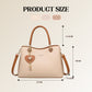 Elegante Damen-Tasche mit glänzendem Herzanhänger