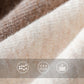 Halbhoher Strickpullover mit Futter