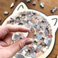 ✅50 % Rabatt🎅Morandi-farbenes Katzenförmiges Holzpuzzle mit 135 Teilen