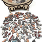 ✅50 % Rabatt🎅Morandi-farbenes Katzenförmiges Holzpuzzle mit 135 Teilen