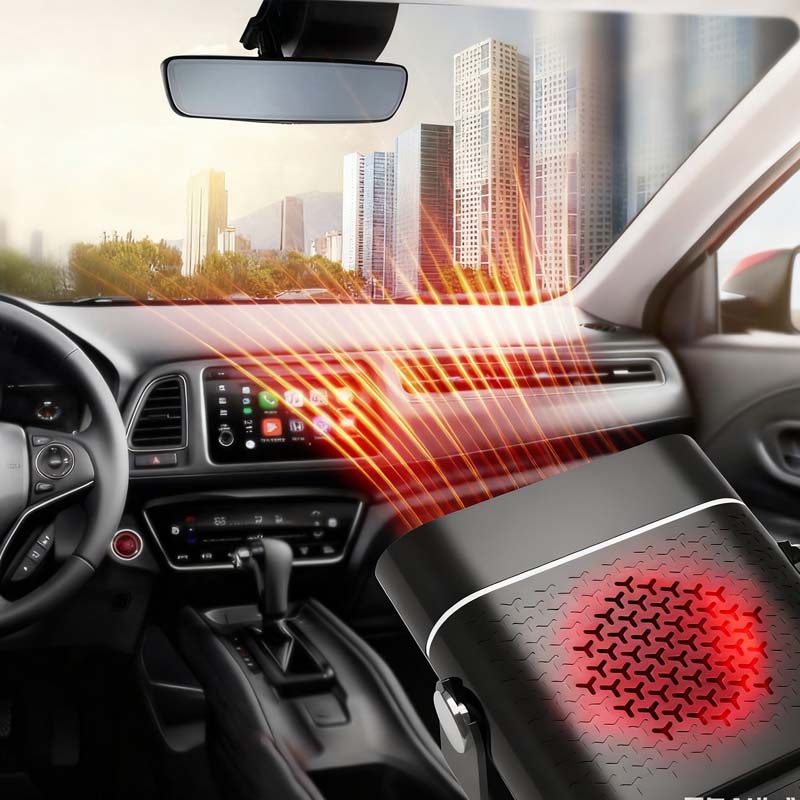 📢📢50% RABATT! 🚗2-in-1 tragbare Autheizung mit 360°-Drehung