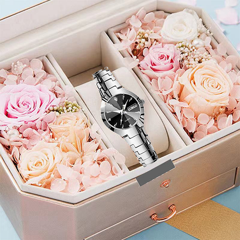 ⌚ 50% RABATT! ✨ Elegante Wasserdichte Damenuhr - Kristallglas & Zifferblatt mit Diamantakzenten für luxuriöse Anlässe 💎🌟
