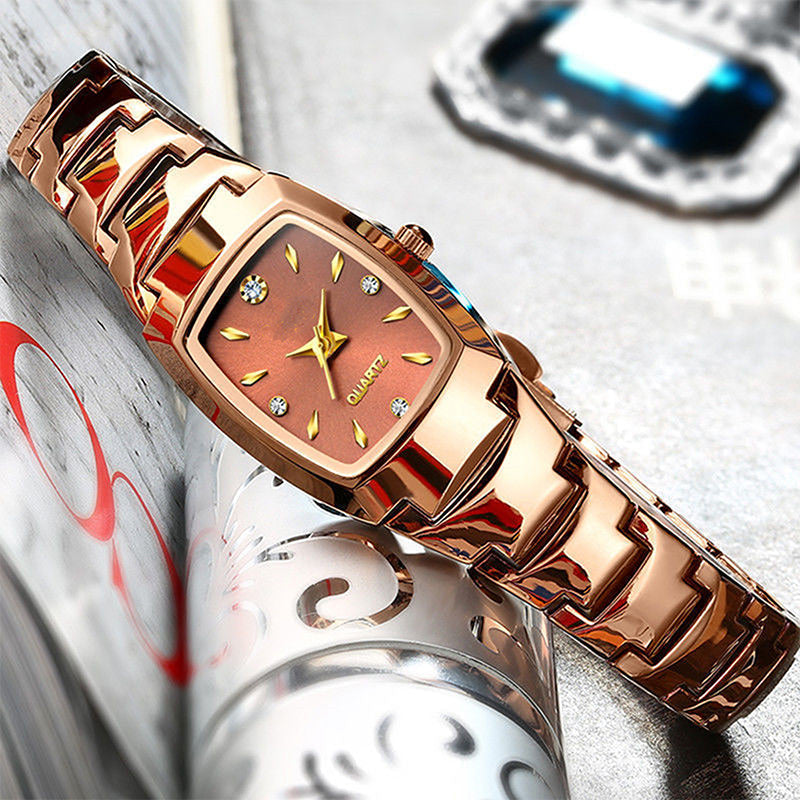 ⌚ 50% RABATT! ✨ Elegante Wasserdichte Damenuhr - Kristallglas & Zifferblatt mit Diamantakzenten für luxuriöse Anlässe 💎🌟