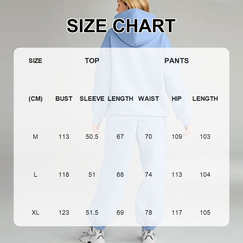 🎅🎁Weihnachtsangebot – 50 % Rabatt⏳Lässiges 2-teiliges Set aus langärmligen Oberteilen und Hosen mit Kapuze