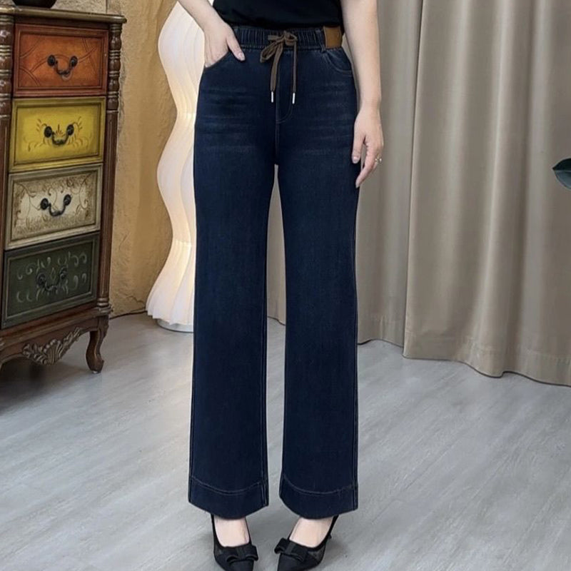 Casual modische Damenhose mit geradem Bein