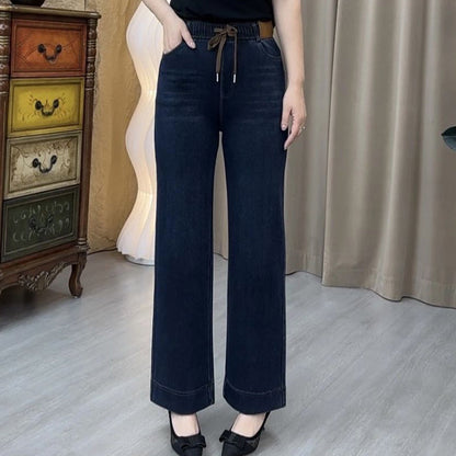 Casual modische Damenhose mit geradem Bein
