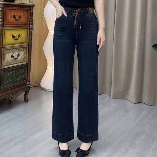 Casual modische Damenhose mit geradem Bein