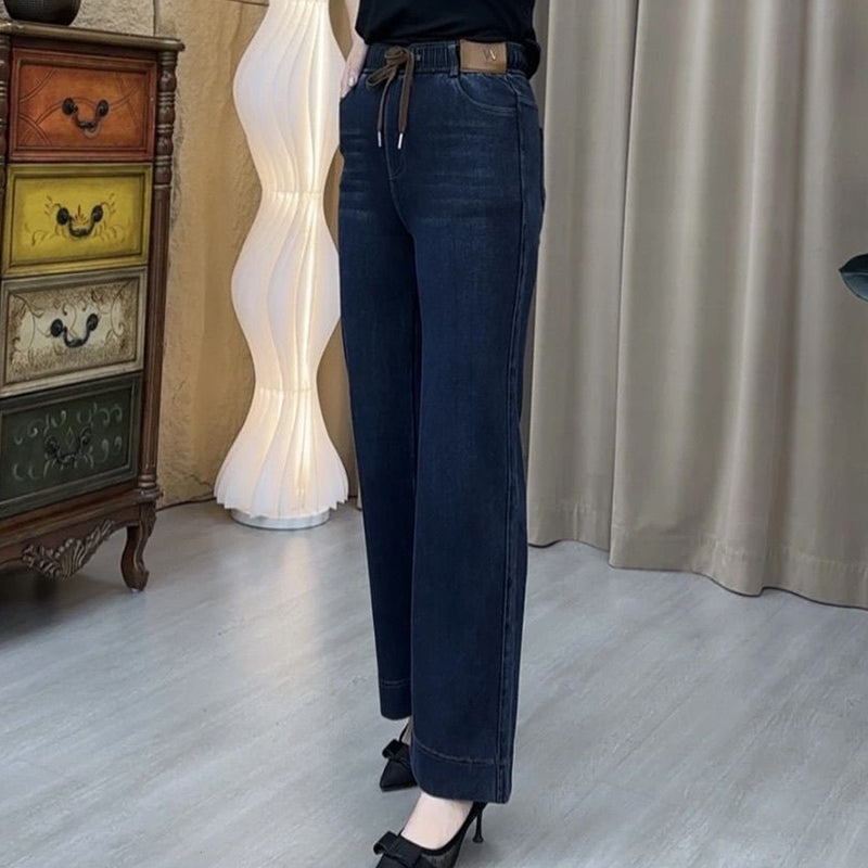 Casual modische Damenhose mit geradem Bein