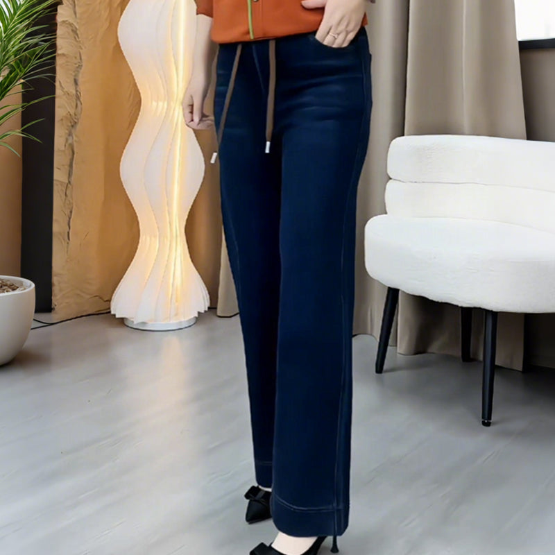 Casual modische Damenhose mit geradem Bein