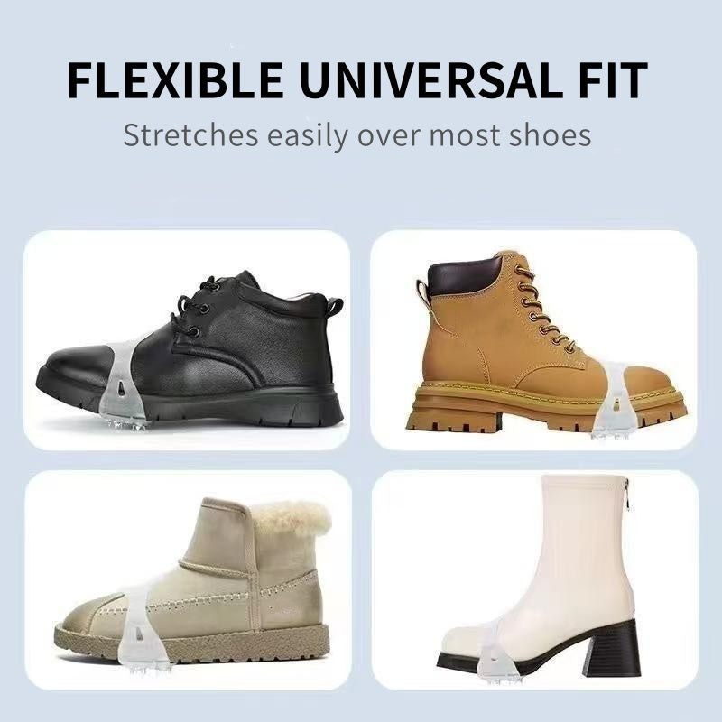 Universelle 5-Zacken-Steigeisen für Schuhe und Stiefel ⚡❄️👢