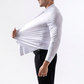 Herrenhemd aus hochelastischem, knitterfreiem Material