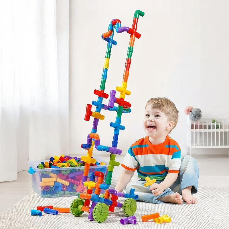 Kreatives Bauklötze-Set für Kinder