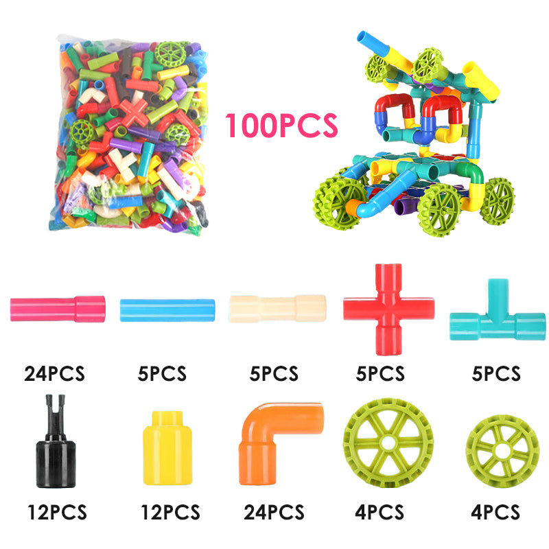 Kreatives Bauklötze-Set für Kinder