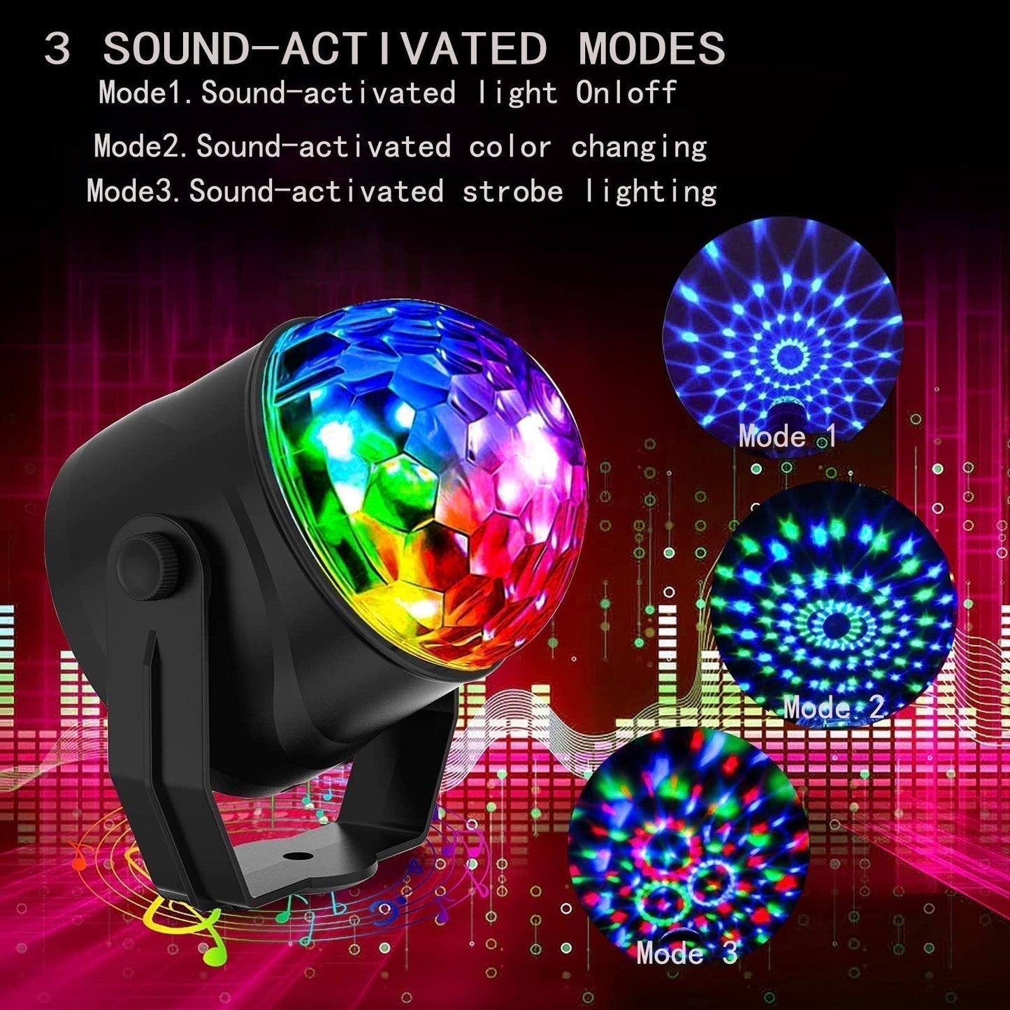 🎁Begrüßen Sie Weihnachten mit 50 % Rabatt💥Disco-Kugel Bunte rotierende magische Lichtkugel