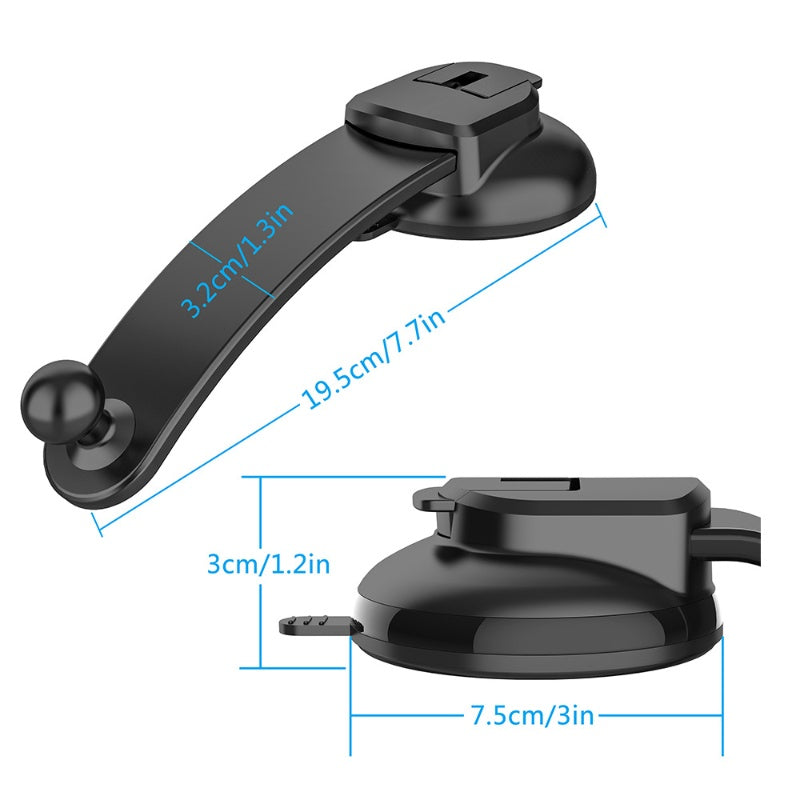 Saugnapf-Handyhalterung für das Auto mit flexiblem Arm