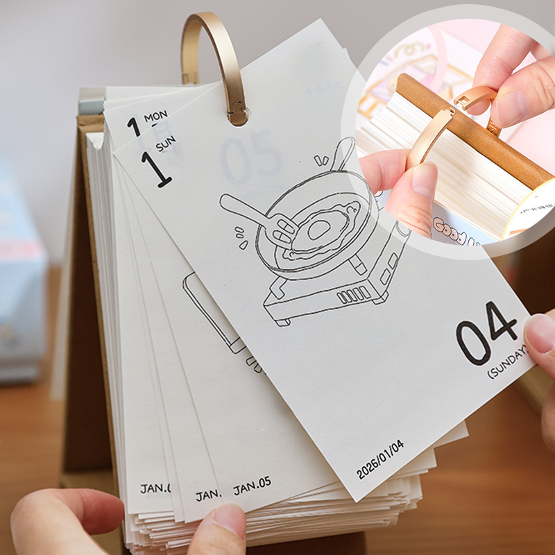 2026 Interaktiver Tageskalender zum Ausmalen