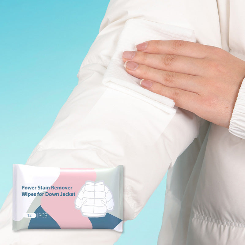 Power Stain Remover Wipes für Daunenjacken