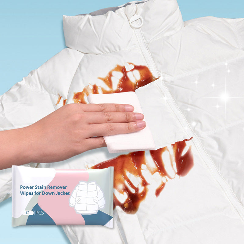 Power Stain Remover Wipes für Daunenjacken