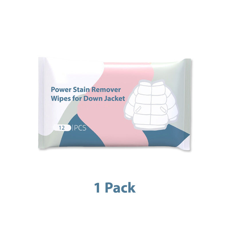 Power Stain Remover Wipes für Daunenjacken