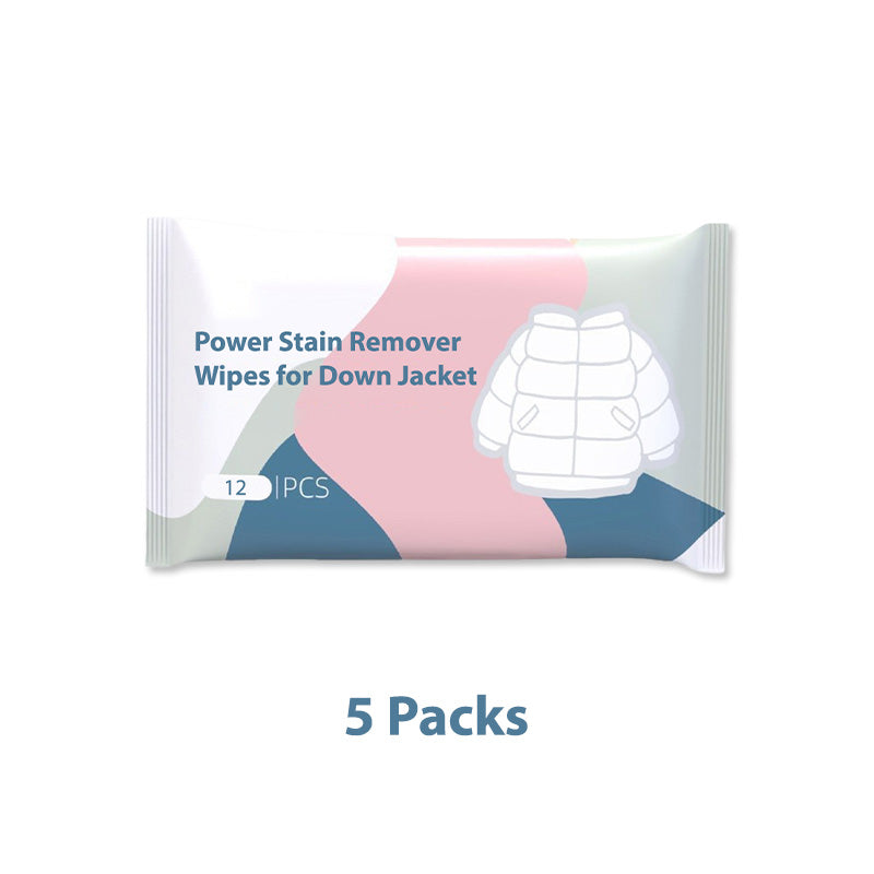 Power Stain Remover Wipes für Daunenjacken